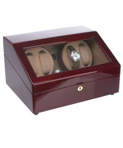 Four Winder Mahogany 10-watch Box