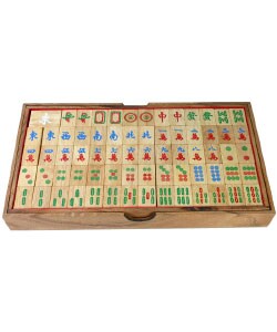 Handcrafted Wooden Mah Jong Game