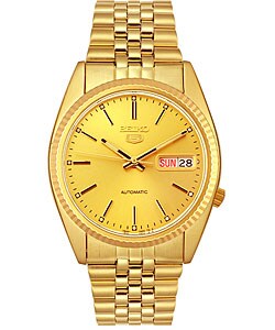 Seiko Men's Goldtone Automatic Day/ Date Watch