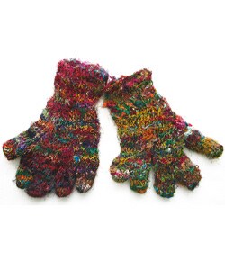 Recycled Silk Gloves (Nepal)