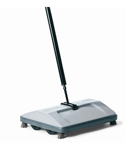 Rubbermaid Gray Commercial Floor and Carpet Sweeper