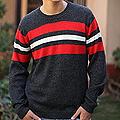 Men's Alpaca Wool 'Andean Adventure' Sweater (Peru)