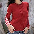 Women's Alpaca Wool 'Andean Fire' Sweater (Peru)