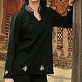 Women's Cotton 'Floral Flair' Tunic Blouse (India)