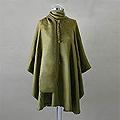 'Olive Autumn' Alpaca Wool Cape and Scarf (Peru)