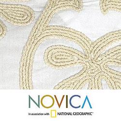 Cotton 'Radiant Cloud' Tunic (India)