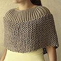 Alpaca Wool 'Petals' Poncho (Peru)