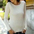 Alpaca Wool 'Ivory Charm' Sweater (Peru)