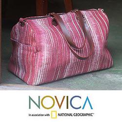 Handcrafted Cotton 'Lady From Lampang' Travel Bag (Thailand)