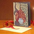 Set of 8 Saa Paper 'Thai Mahogany' Greeting Cards (Thailand)