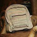 Cotton 'Mekong Lady' Medium Backpack (Thailand)