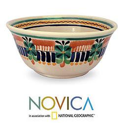 Majolica Ceramic 'Acapulco' Serving Bowl (Mexico)