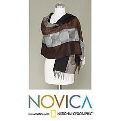 Alpaca 'Andean Cocoa' Shawl (Peru)