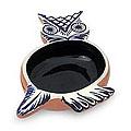 Majolica 'Hostess Owl' Ceramic Dish (Mexico)