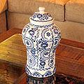 Handcrafted Ceramic 'Path to Puebla' Jar (Mexico)