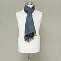 Men's Alpaca 'Lake Arapa Night' Scarf (Peru)