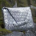 Recycled Metalized Wrapper 'Eco Savvy' Small Clutch Bag (Guatemala)
