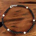 Sterling Silver 'Royal Dancer' Pearl Anklet (5 mm) (India)