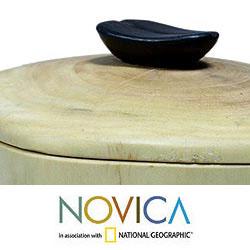Granadillo Wood 'Sweet Acatenango' Sugar Bowl (Guatemala)