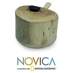 Granadillo Wood 'Sweet Acatenango' Sugar Bowl (Guatemala)
