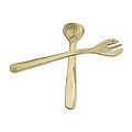 Set of 2 Granadillo Wood 'Nature's Gift' Salad Servers (Guatemala)