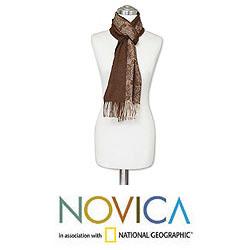 Handcrafted Alpaca 'Huancayo Warmth' Scarf (Peru)