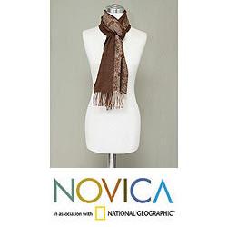 Handcrafted Alpaca 'Huancayo Warmth' Scarf (Peru)
