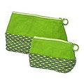 Set of 2 Cotton Cosmetic 'Summer Blooms' Bags (Guatemala)