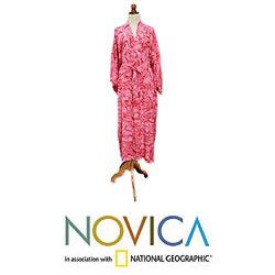 Rayon 'Crimson Destiny' Robe (Indonesia)