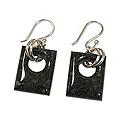 Sterling Silver 'Green Jaguar' Jade Earrings (Guatemala)