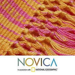 Cotton 'Verapaz Sun' Scarf (Guatemala)