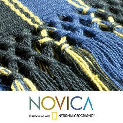 Cotton 'Maya Night' Scarf (Guatemala)