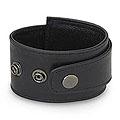 Men's Leather 'Sumbawa Black' Wristband Bracelet (Indonesia)