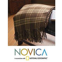 Acrylic Alpaca Wool 'Arequipa Crossroads' Throw (Peru)
