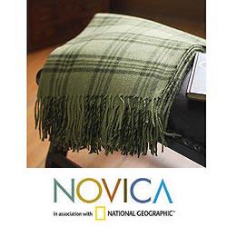 Acrylic Alpaca Wool 'Piura Crossroads' Throw (Peru)