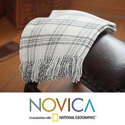 Acrylic Alpaca Wool 'Lima Crossroads' Throw (Peru)