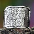 Sterling Silver 'Life's a Story' Cuff Bracelet (Indonesia)