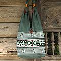 Cotton 'Lanna Forest' Medium Sling Bag (Thailand)