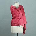 Handcrafted Silk 'Holiday Mood' Shawl (India)