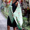 Silk 'Bogor Lady' Batik Shawl (Indonesia)