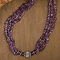 Amethyst 'Purple Goddess' Strand Necklace (India)