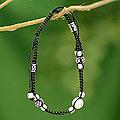 Sterling Silver 'Jaipur Happiness' Macrame Bracelet (India)