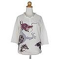 Cotton 'Majestic Naga' Batik Tunic (Thailand)
