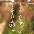 Gold Overlay 'Thai Melody' Labradorite Chandelier Earrings (Thailand)