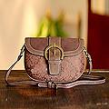 Leather 'Kanpur Breeze' Shoulder Bag (India)