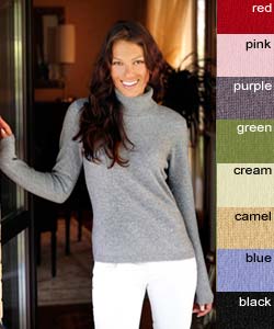 I LEVRIERI Luxury Italian Cashmere Turtleneck Sweater