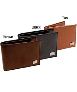 BT Napoli of Italy Men's Leather Bi-Fold Wallet