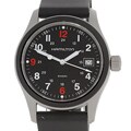 Hamilton Men's Black Rubber Strap Watch