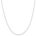 14k White Gold 18-Inch Cable Chain
