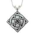 Sterling Silver Celtic Vision Knot Necklace